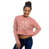 swEAT SHIrT - Sweatshirt / Eat Shit Wordplay Crop Sweatshirt