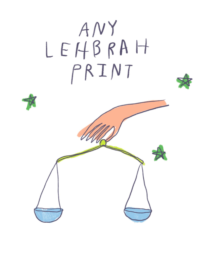 Lehbrah Horror Scoop print