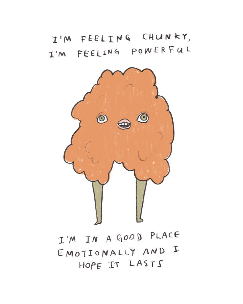 Chunky and Powerful - Illustration Print