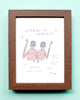 Germini the Twrnns - Zodiac Illustration Print
