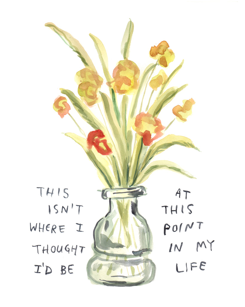 Isn't Where I Thought I'd be - Original Watercolour Painting
