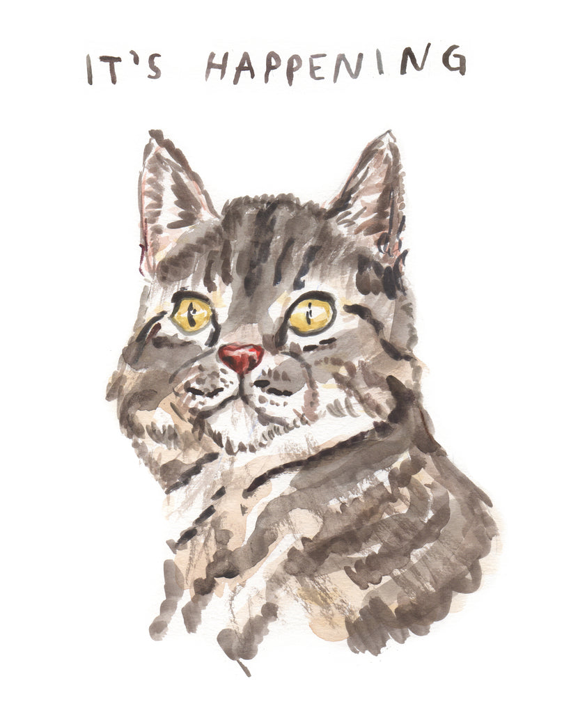 It's Happening - Original Watercolour Painting
