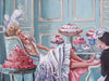 Marie Antoinette Eats Cake - Kirsten Dunst Painting - Portrait Print