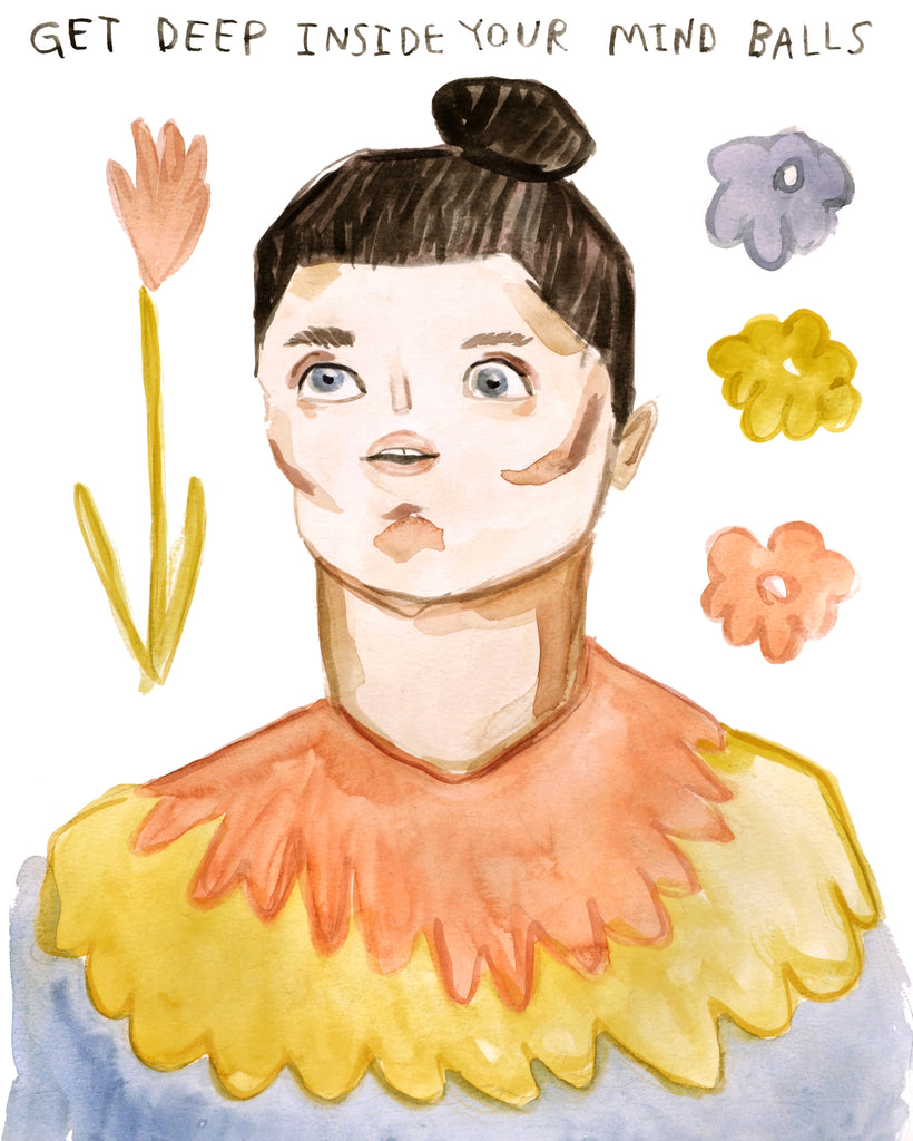 Mind Balls - Original Watercolour Painting