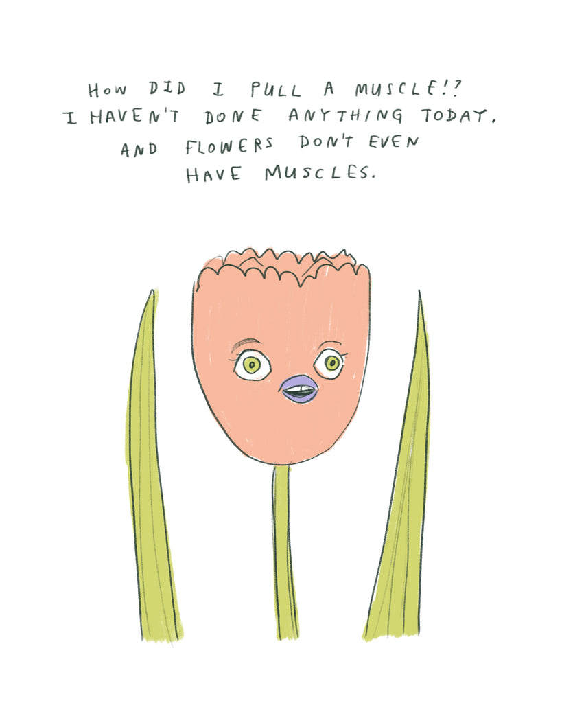 Pulled Muscle - Illustration Print