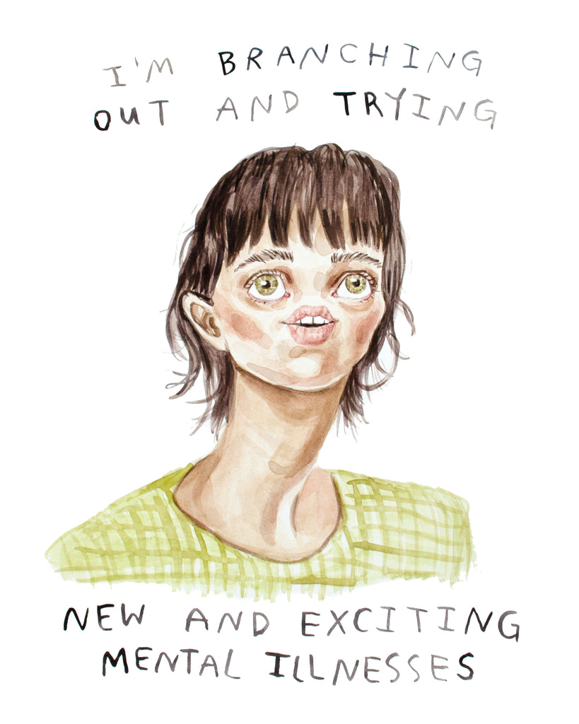 Exciting Mental Illnesses - Original Watercolour Painting