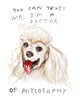 Doctor Dog - Original Bath Watercolour Painting