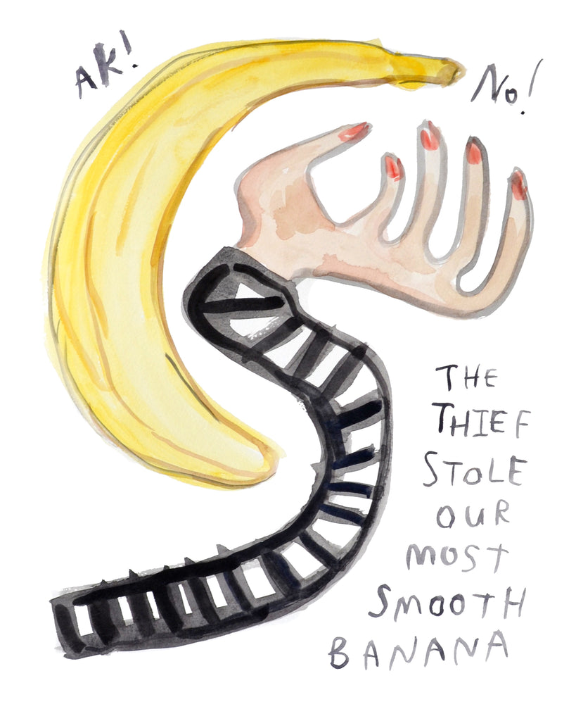 Smooth Banana - Original Watercolour Painting