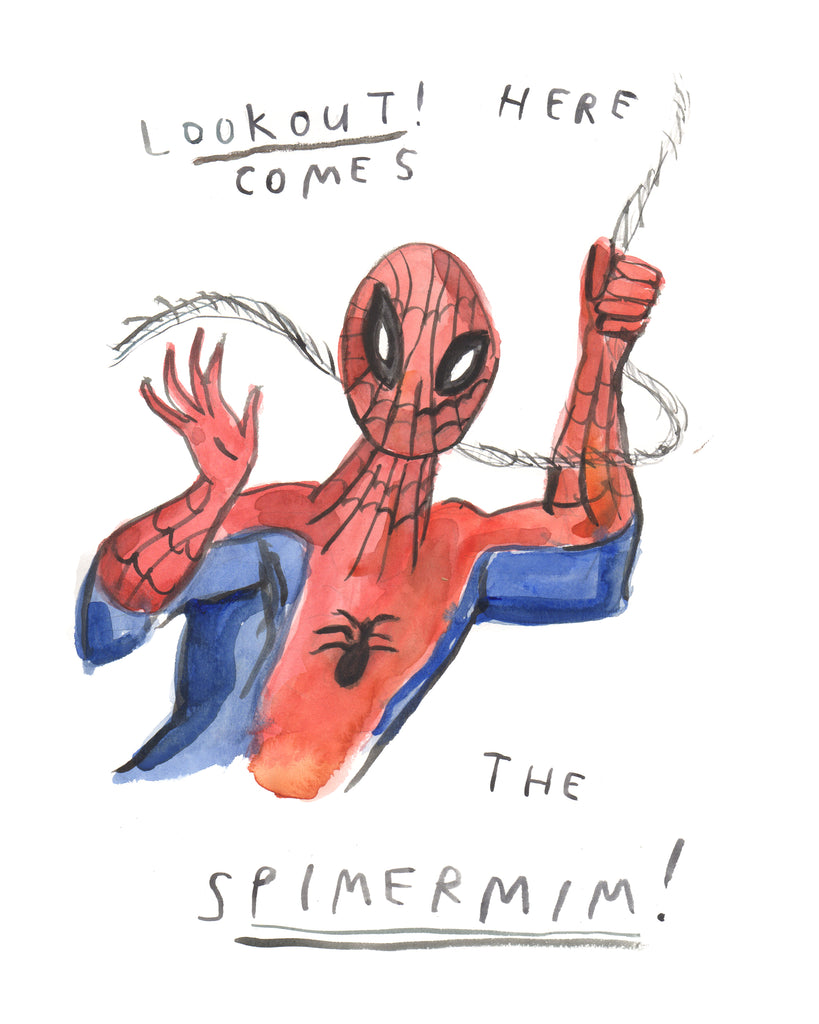 Spimermim - Original Watercolour Painting
