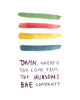 Hudson's BAE Company - Greeting Card