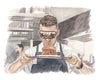 Chris Morocco - Bon Appetit Test Kitchen - Watercolor Illustration Print