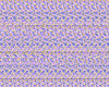 stereogram just says "NO" in bright fun contemporary illustration