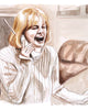Calling... Screaming Drew Barrymore - Limited Edition Portrait Print