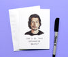 Designated Driver - Adam Driver Greeting Card