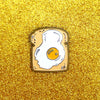 Fried Egg on Toast - Enamel Lapel Pin