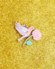 Finch and Rose - Enamel Lapel Pin