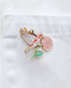 Finch and Rose - Enamel Lapel Pin