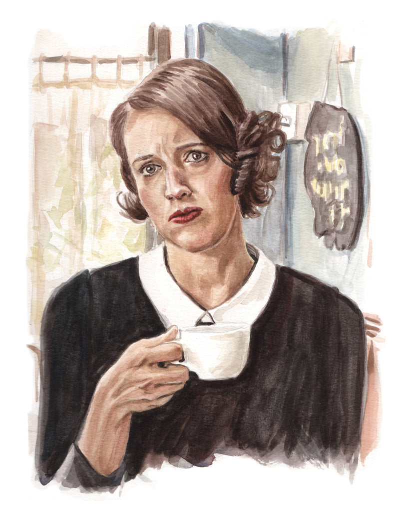 Fleabag - Phoebe Waller-Bridge - Watercolor Illustration Print