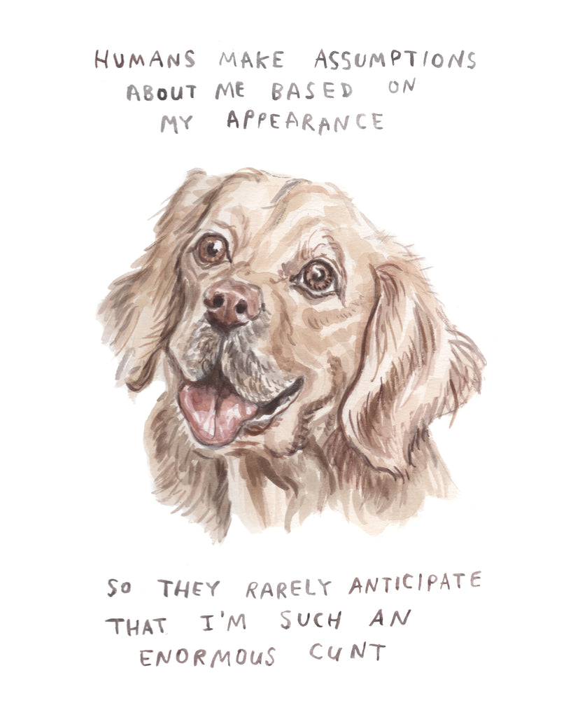 Assumption Dog - Original Watercolour Painting