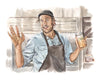 Brad Leone - Bon Appetit Test Kitchen It’s Alive - Watercolor Illustration Print