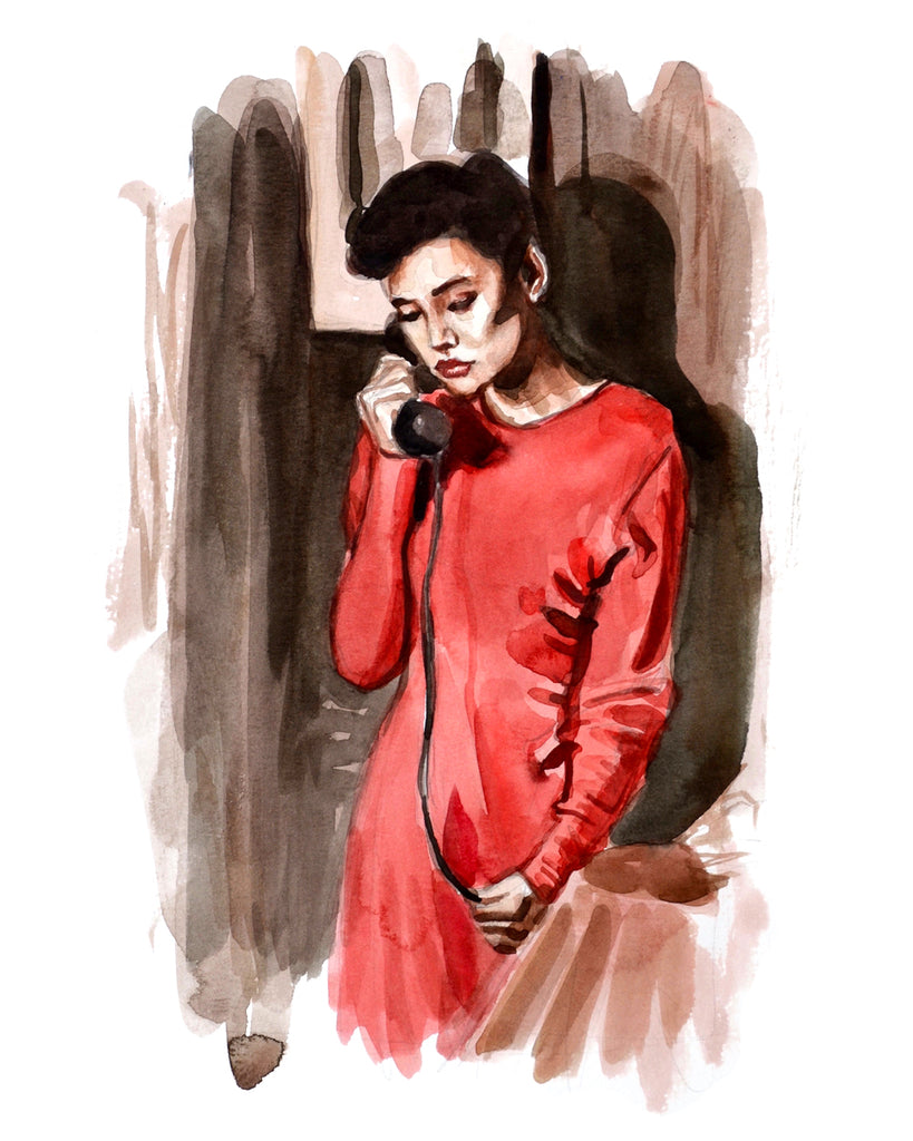 Calling... Josie Packard - Limited Edition Portrait Print
