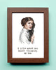 I Leia Wake All Night Thinking of You - Princess Leia Star Wars Watercolor Illustration Print