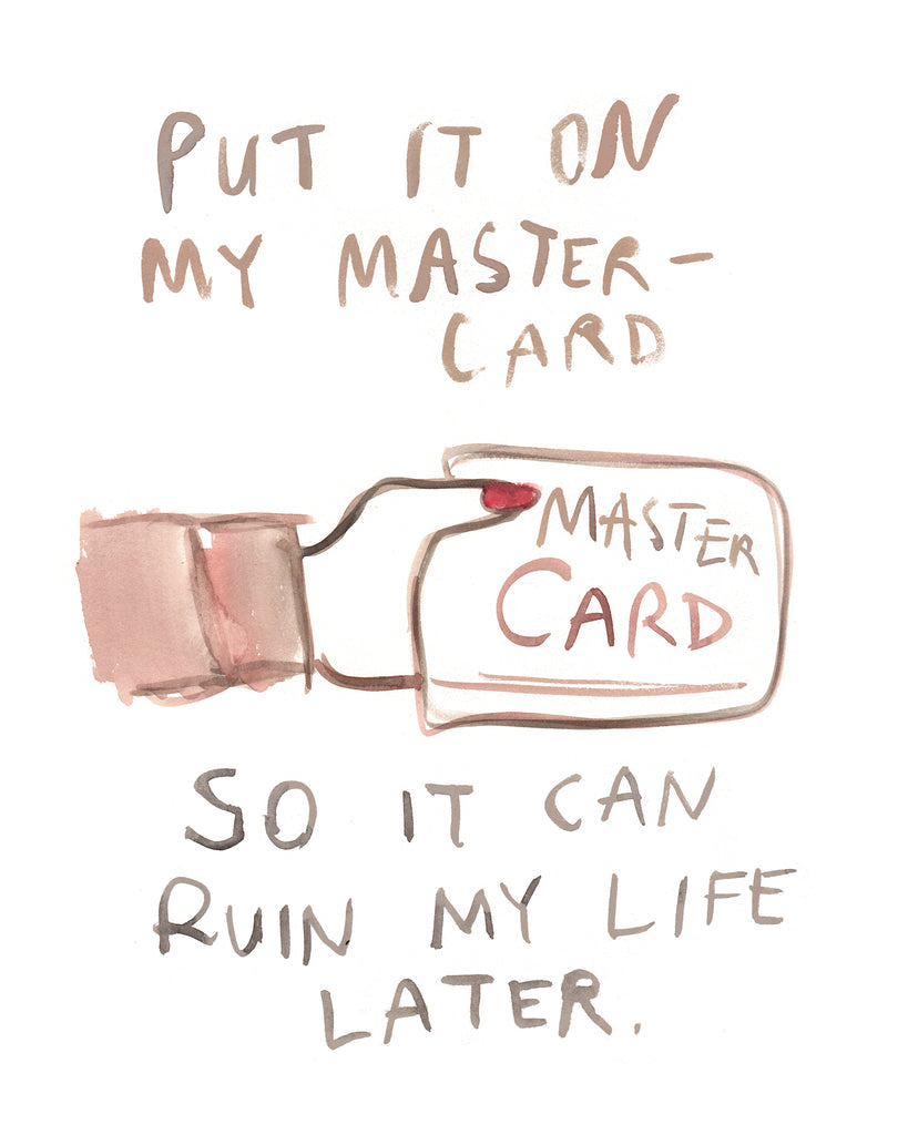 Mastercard - Original Watercolour Painting