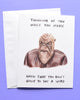 Thinking of You While You Morn - Star Trek Sympathy Card