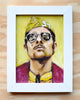 Jason Schwartzman as Cousin Ben - Moonrise Kingdom - Wes Anderson Portrait Print