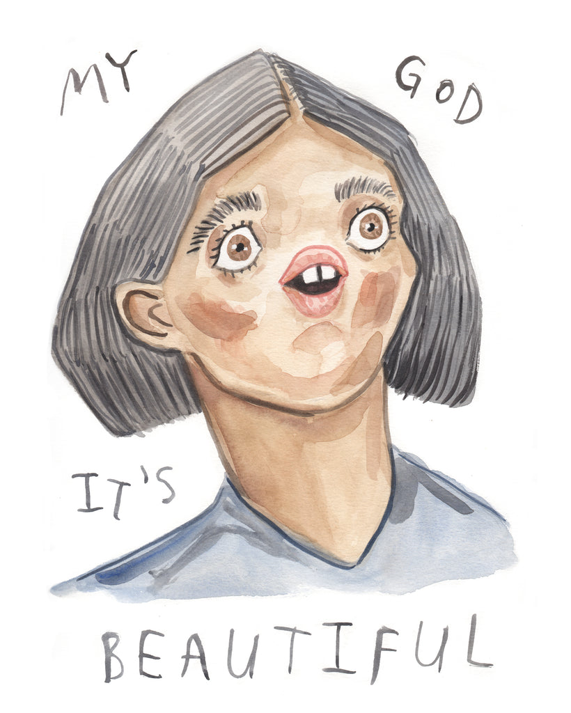 My God It's Beautiful - Original Watercolour Painting