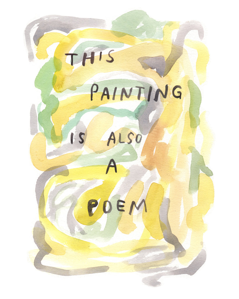 This Painting Is Also A Poem - Original Watercolour Painting