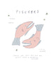 Piscerrs - Zodiac Illustration Print