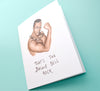 Jingle Bell Rock - Dwayne Johnson The Rock Greeting Card