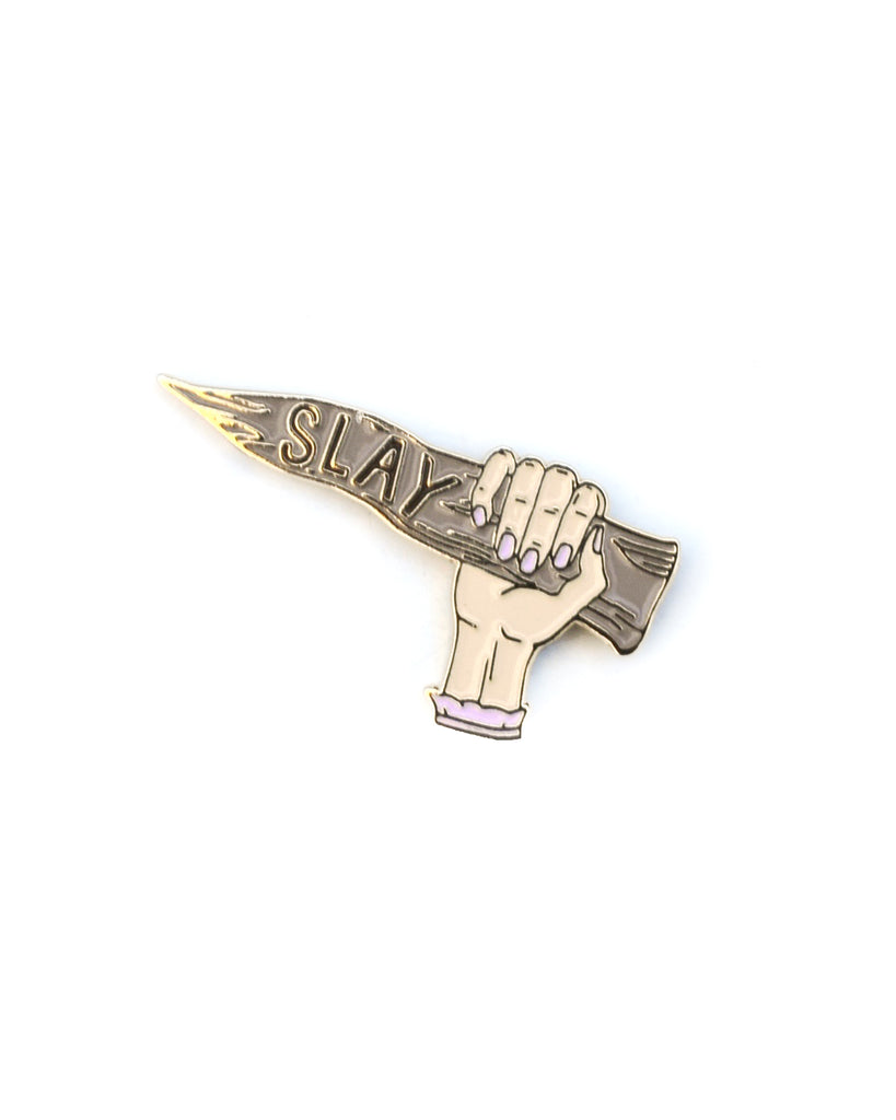 Slay - Buffy Stake Enamel Lapel Pin