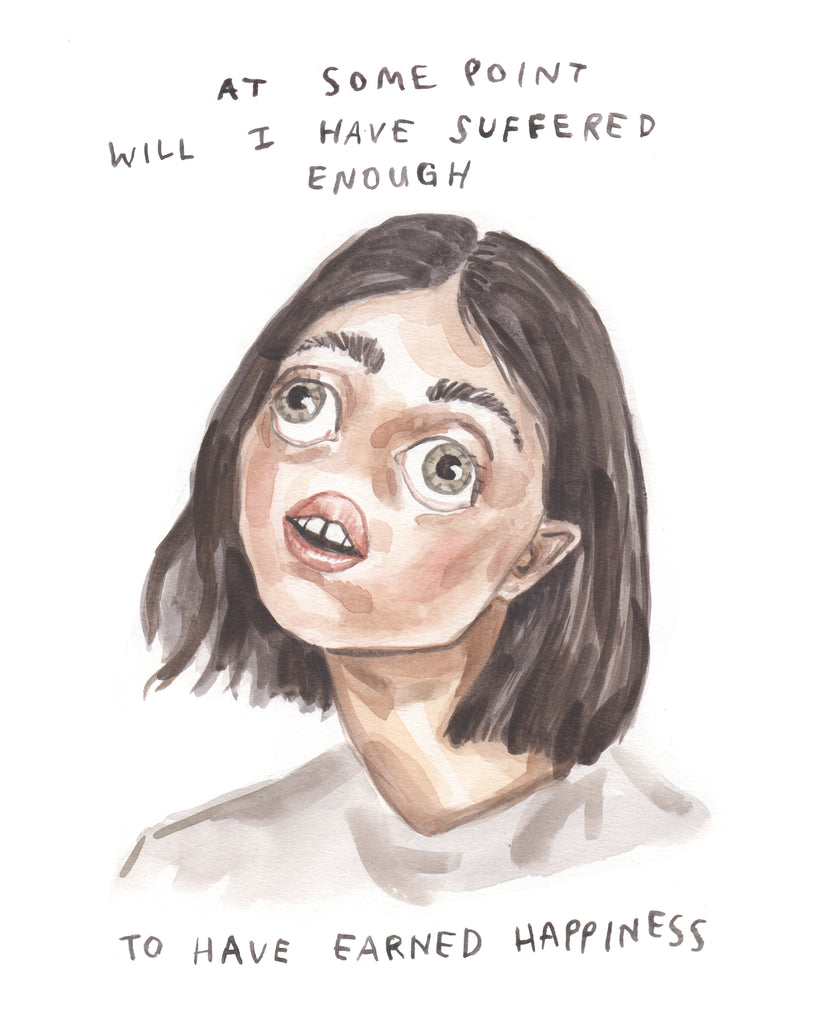 Suffered Enough - Original Watercolour Painting