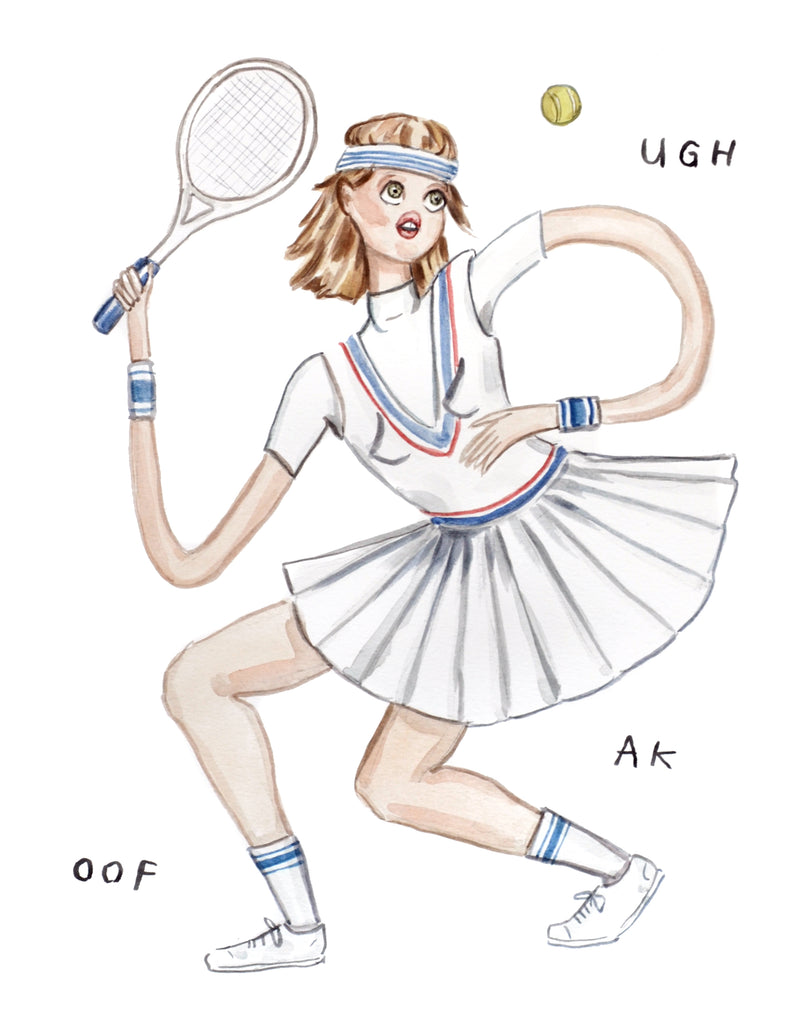 Ugh Ak Oof - Original Watercolour Painting