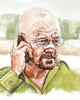 Calling... Walter White - Limited Edition Portrait Print