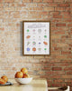 Funny gift for husband of sports balls with the wrong names, illustration art of sport balls