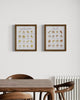 Cute funny minimalist kitchen prints, pasta and bread, carb prints for kitchen, illustration art prints by artist Heather Buchanan