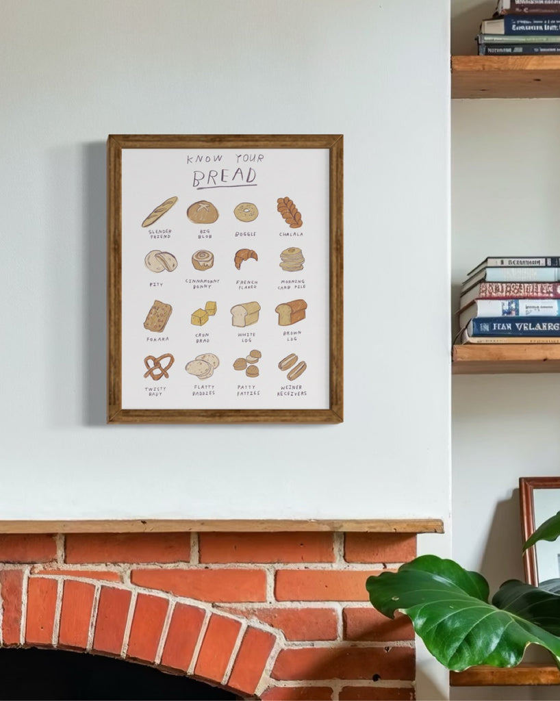 Know Your Bread Illustration by illustrator Heather Buchanan
