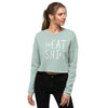 swEAT SHIrT - Sweatshirt / Eat Shit Wordplay Crop Sweatshirt