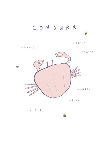 Consurr - Zodiac Illustration Print