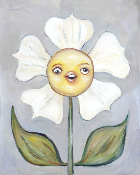 Derrick, A Lonely But Capable Flower - Original Painting