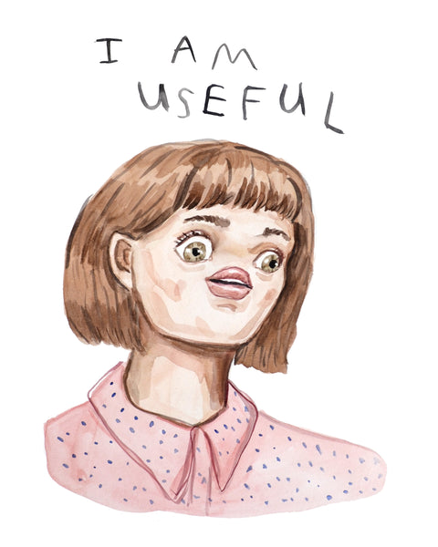 I Am Useful - Original Watercolour Painting