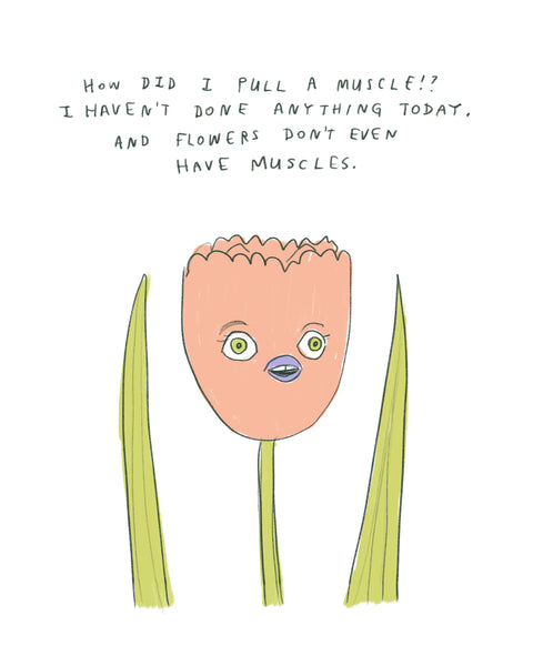 Pulled Muscle - Illustration Print