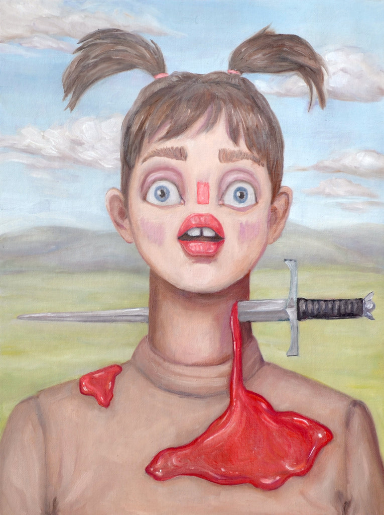 Is There Something On My Neck - Original Painting