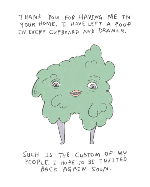 Poop in Every Drawer - Illustration Print