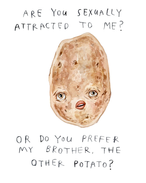 Potato Attraction - Original Watercolour Painting