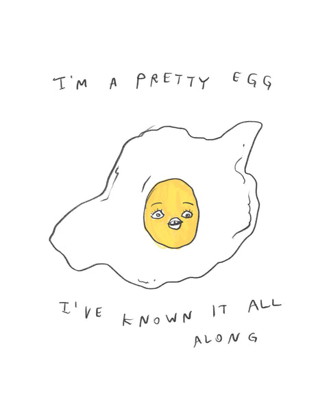 Pretty Egg - Illustration Print