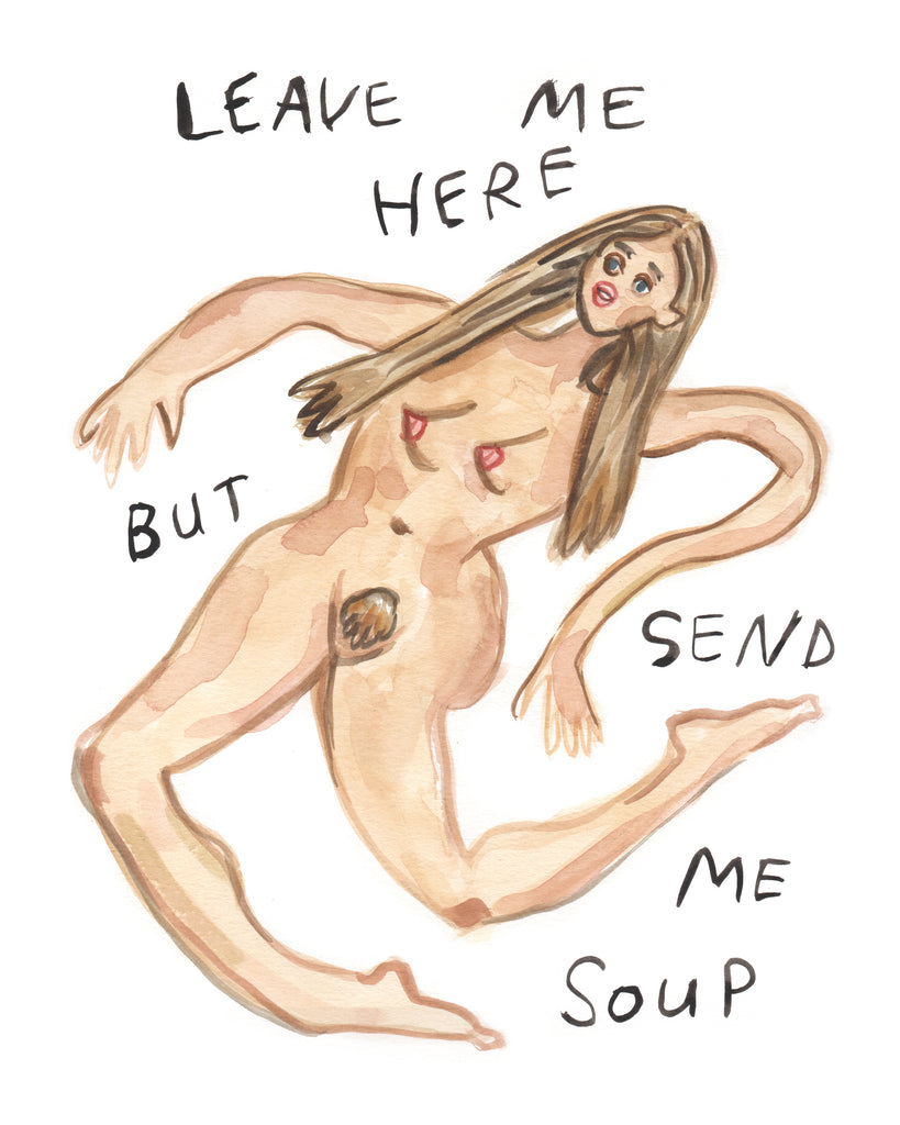 Send Me Soup - Original Watercolour Painting